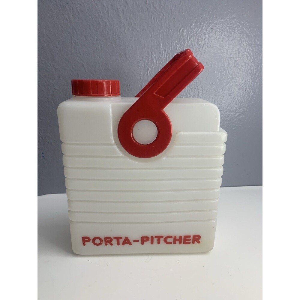 Porta Pitcher 1 GAL Water Jug Freeze Pack Container Freezer Cooler Camping